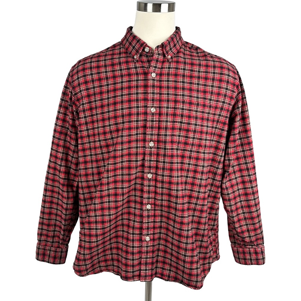 Eddie Bauer Heavy Flannel Shirt (XL)